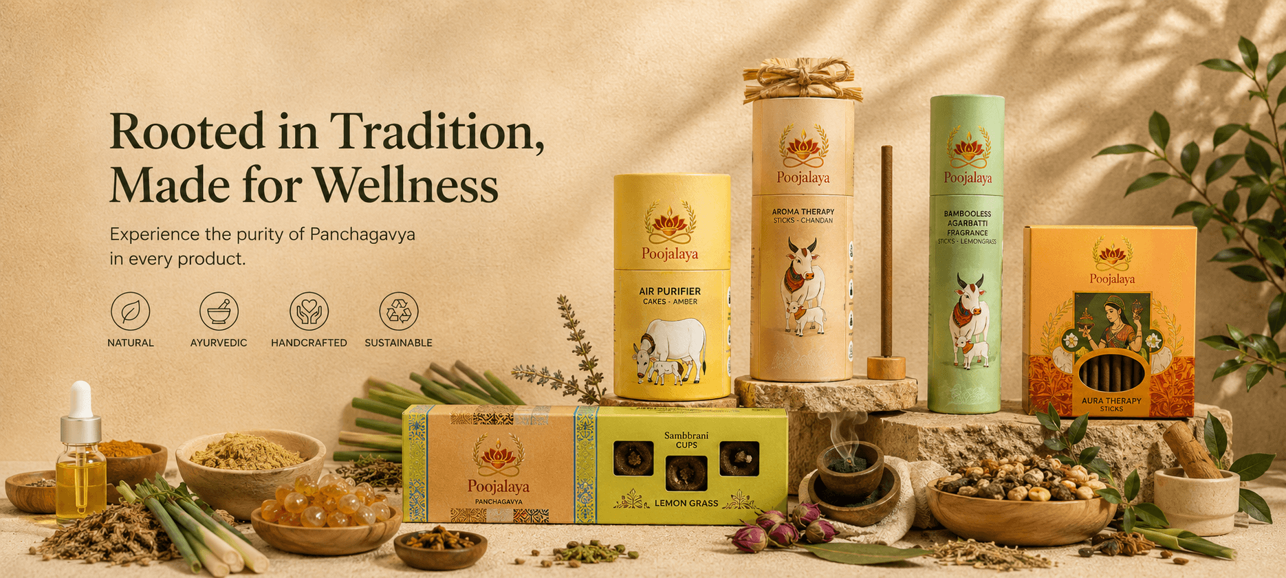 Poojalaya — rooted in tradition, made for wellness